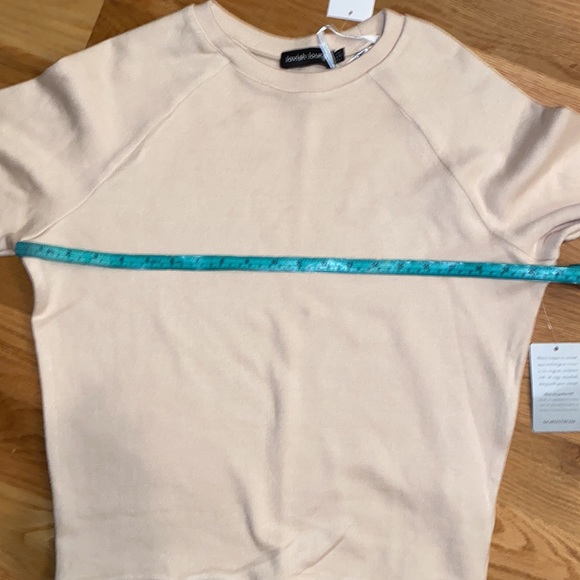 NWT  Lavish Alice Raglan Sleeve Sweatshirt in Cream - Picture 7 of 8